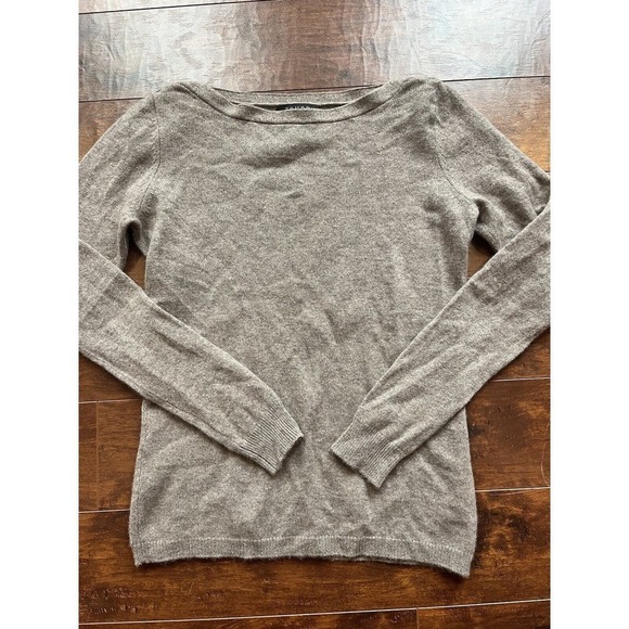 Tahari Womens Brown Pure Luxe 100% Cashmere Casual Sweater Size M - Picture 1 of 5
